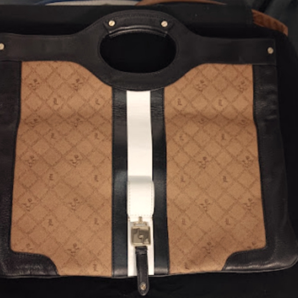 L.A.M.B. folding handbag